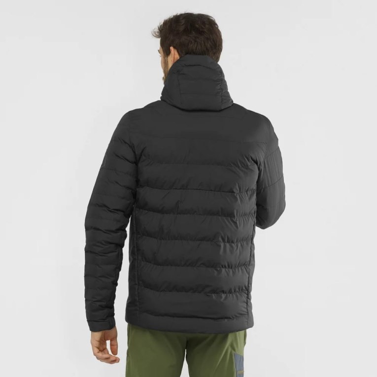 Pánské Zateplené Bundy Salomon Essential Xwarm Černé | CZ 12MXWKI